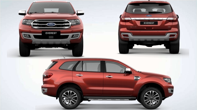 xe ford everest 2018 2019 2020 ngoai that